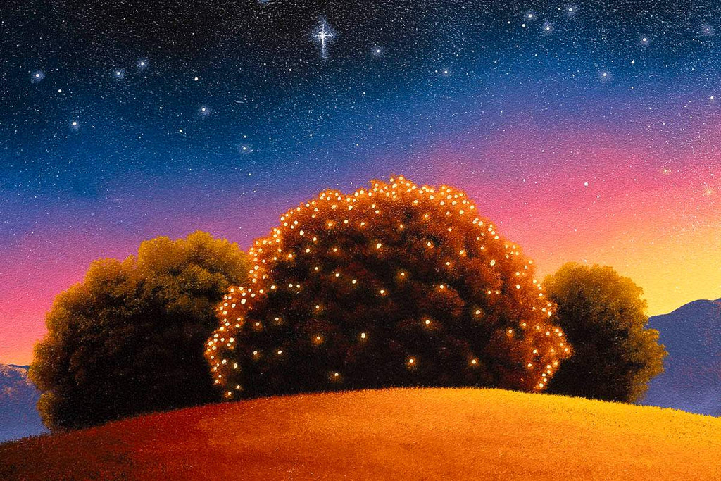 Love Is Our Canvas, The Universe Is Our Paintbrush - Original - SOLD by artist David Renshaw - Wyecliffe Galleries
