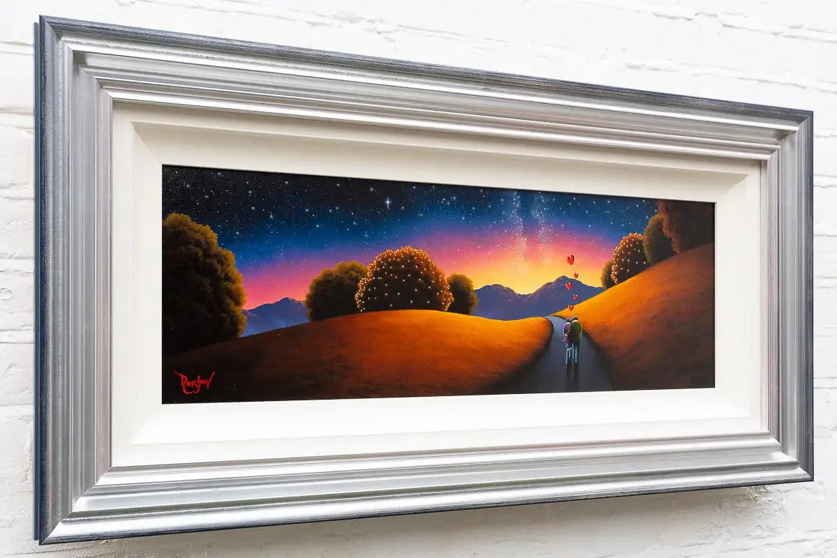 Love Is Our Canvas, The Universe Is Our Paintbrush - Original - SOLD by artist David Renshaw - Wyecliffe Galleries