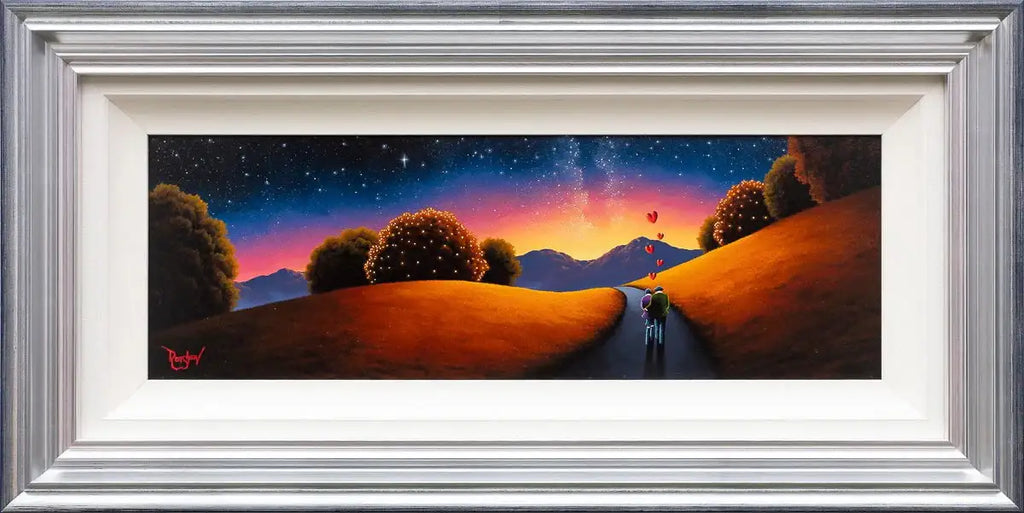 Love Is Our Canvas, The Universe Is Our Paintbrush - Original - SOLD by artist David Renshaw - Wyecliffe Galleries