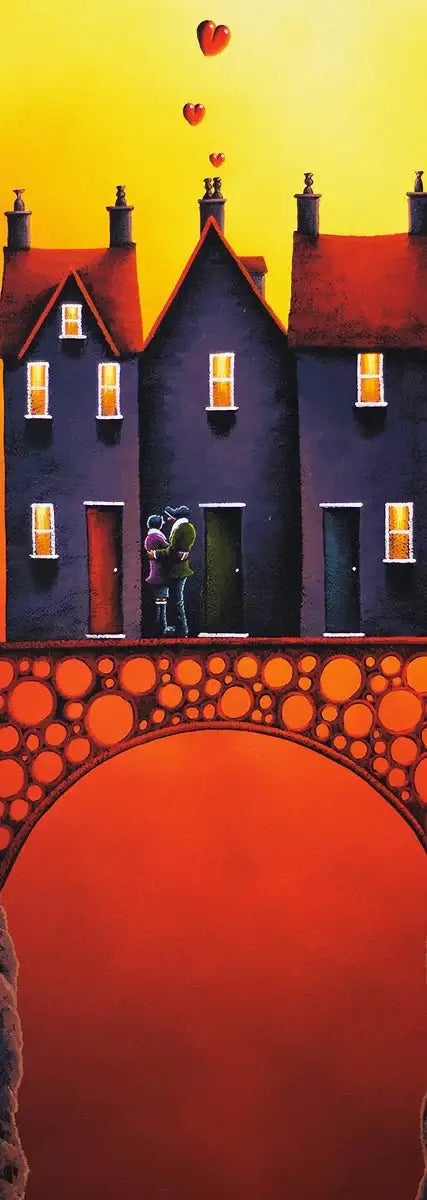 Love Is The Bridge Between You And Everything - Original - SOLD by artist David Renshaw - Wyecliffe Galleries