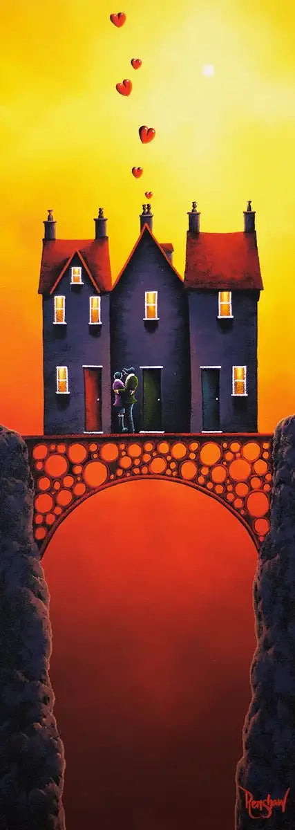 Love Is The Bridge Between You And Everything - Original - SOLD by artist David Renshaw - Wyecliffe Galleries