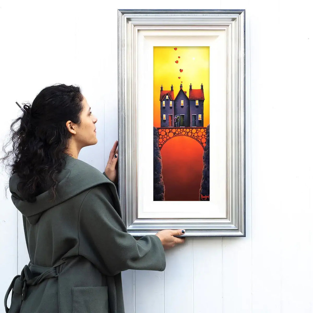 Love Is The Bridge Between You And Everything - Original - SOLD by artist David Renshaw - Wyecliffe Galleries