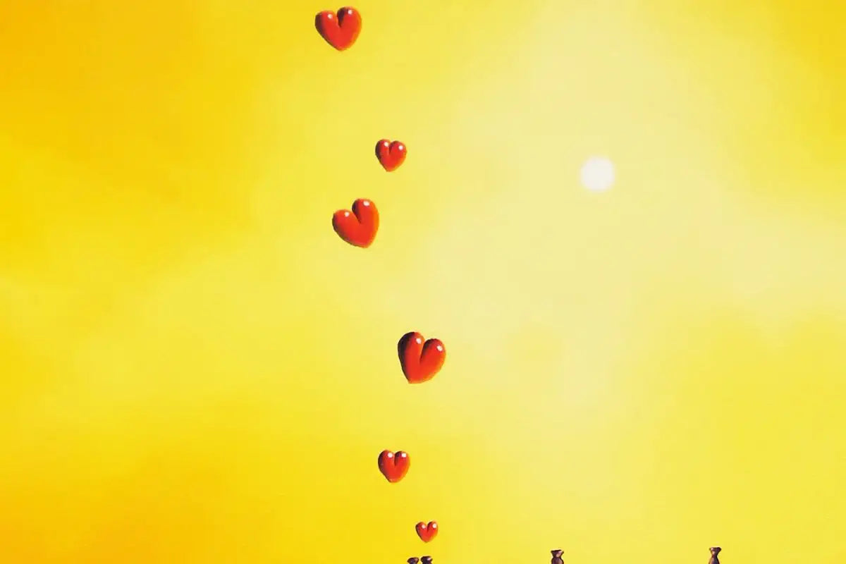 Love Is The Bridge Between You And Everything - Original - SOLD by artist David Renshaw - Wyecliffe Galleries