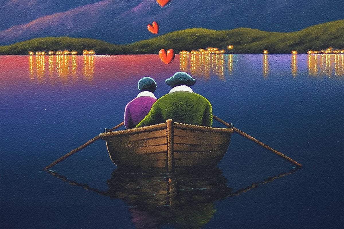 Love Is The Fireworks Of Your Soul - Original - SOLD by artist David Renshaw - Wyecliffe Galleries
