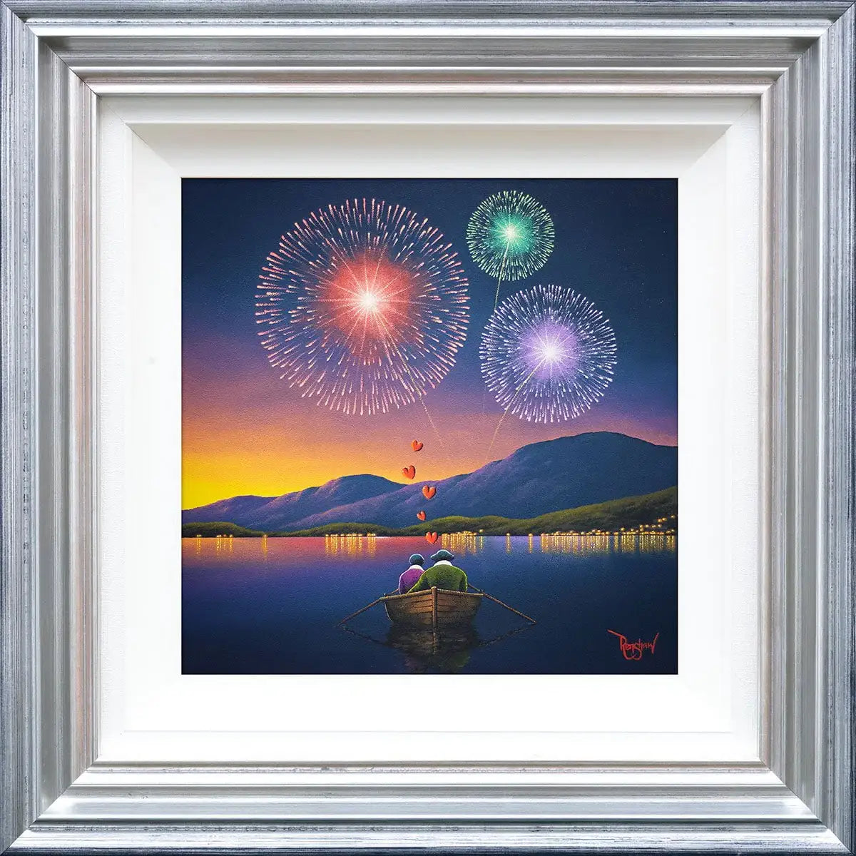Love Is The Fireworks Of Your Soul - Original - SOLD by artist David Renshaw - Wyecliffe Galleries