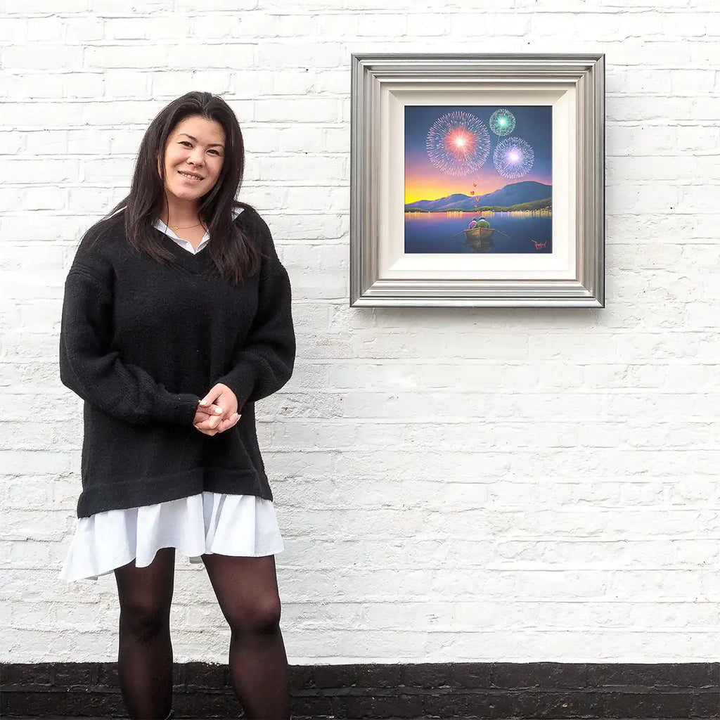 Love Is The Fireworks Of Your Soul - Original - SOLD by artist David Renshaw - Wyecliffe Galleries