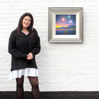 Love Is The Fireworks Of Your Soul - Original - SOLD by artist David Renshaw - Wyecliffe Galleries