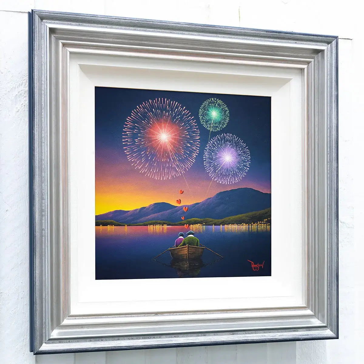 Love Is The Fireworks Of Your Soul - Original - SOLD by artist David Renshaw - Wyecliffe Galleries