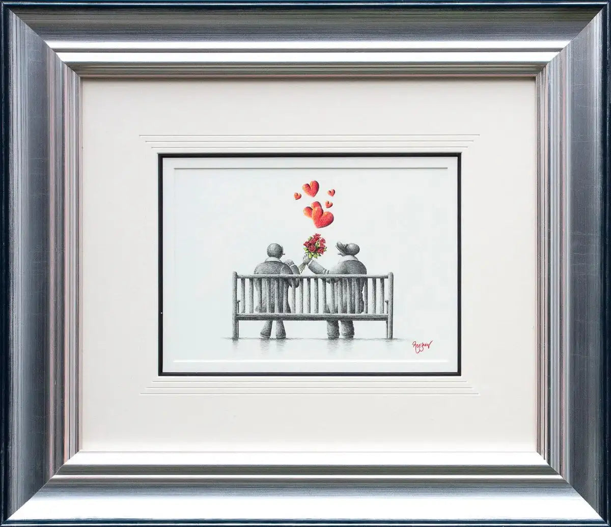 Love Is The Poetry Of All Senses - Original Sketch - SOLD by artist David Renshaw - Wyecliffe Galleries