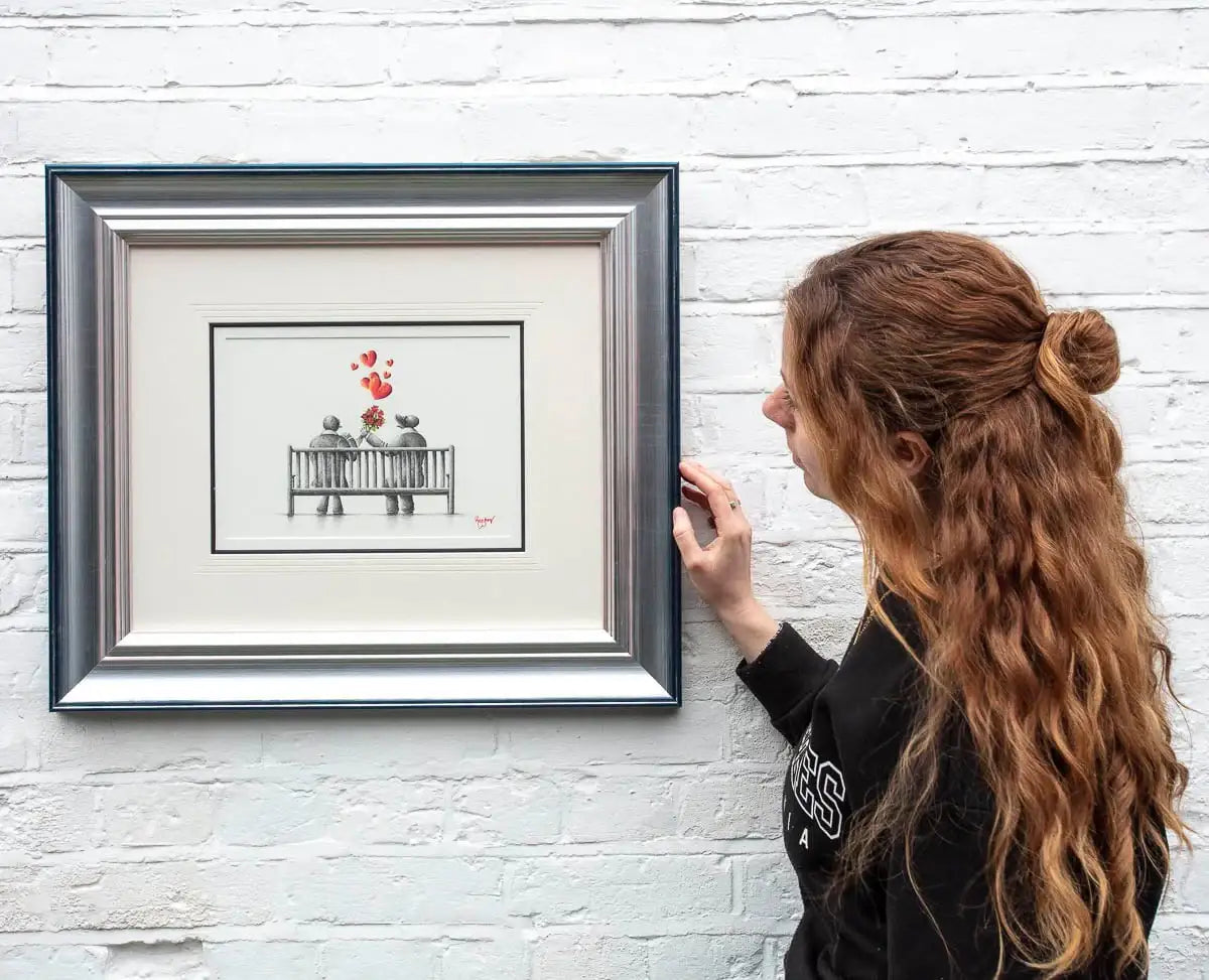Love Is The Poetry Of All Senses - Original Sketch - SOLD by artist David Renshaw - Wyecliffe Galleries