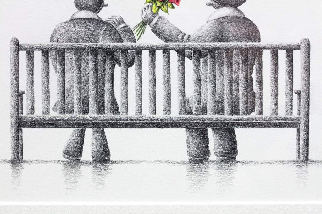 Love Is The Poetry Of All Senses - Original Sketch - SOLD by artist David Renshaw - Wyecliffe Galleries