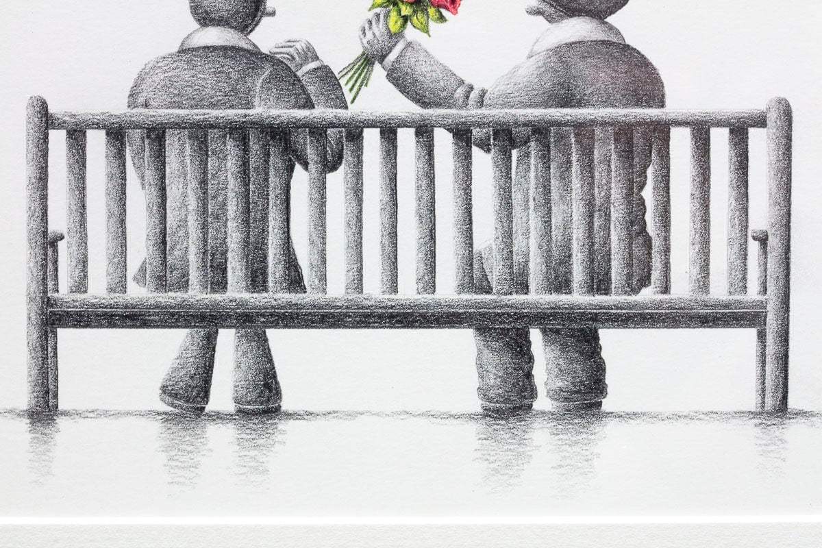 Love Is The Poetry Of All Senses - Original Sketch - SOLD by artist David Renshaw - Wyecliffe Galleries