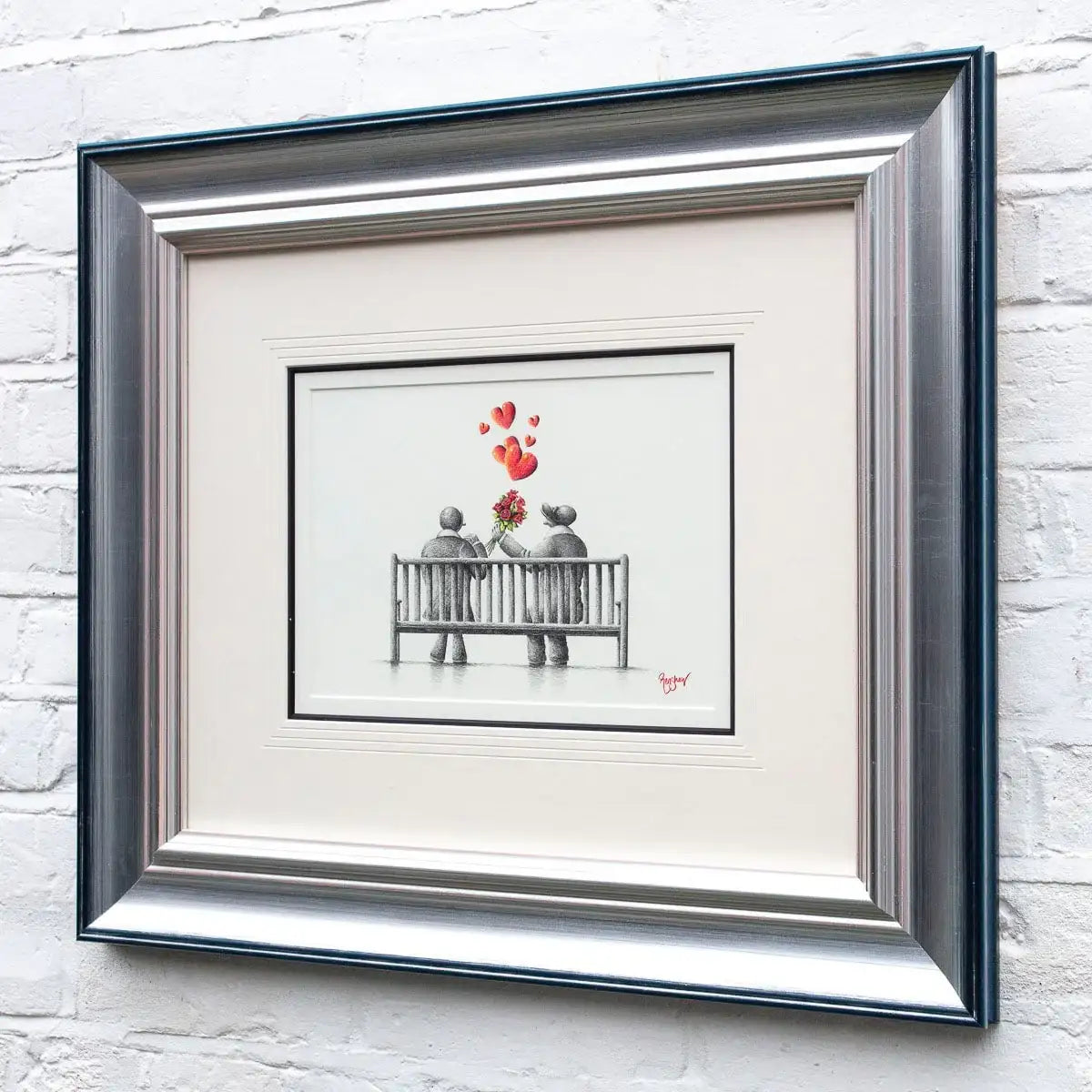 Love Is The Poetry Of All Senses - Original Sketch - SOLD by artist David Renshaw - Wyecliffe Galleries