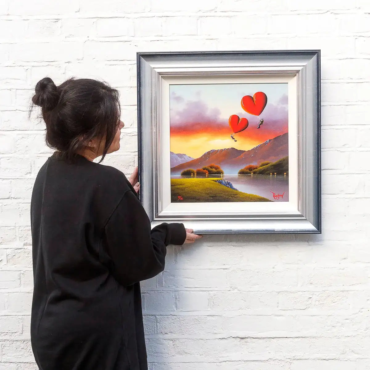 Love Lifts Us Up - Boutique Edition by artist David Renshaw - Wyecliffe Galleries