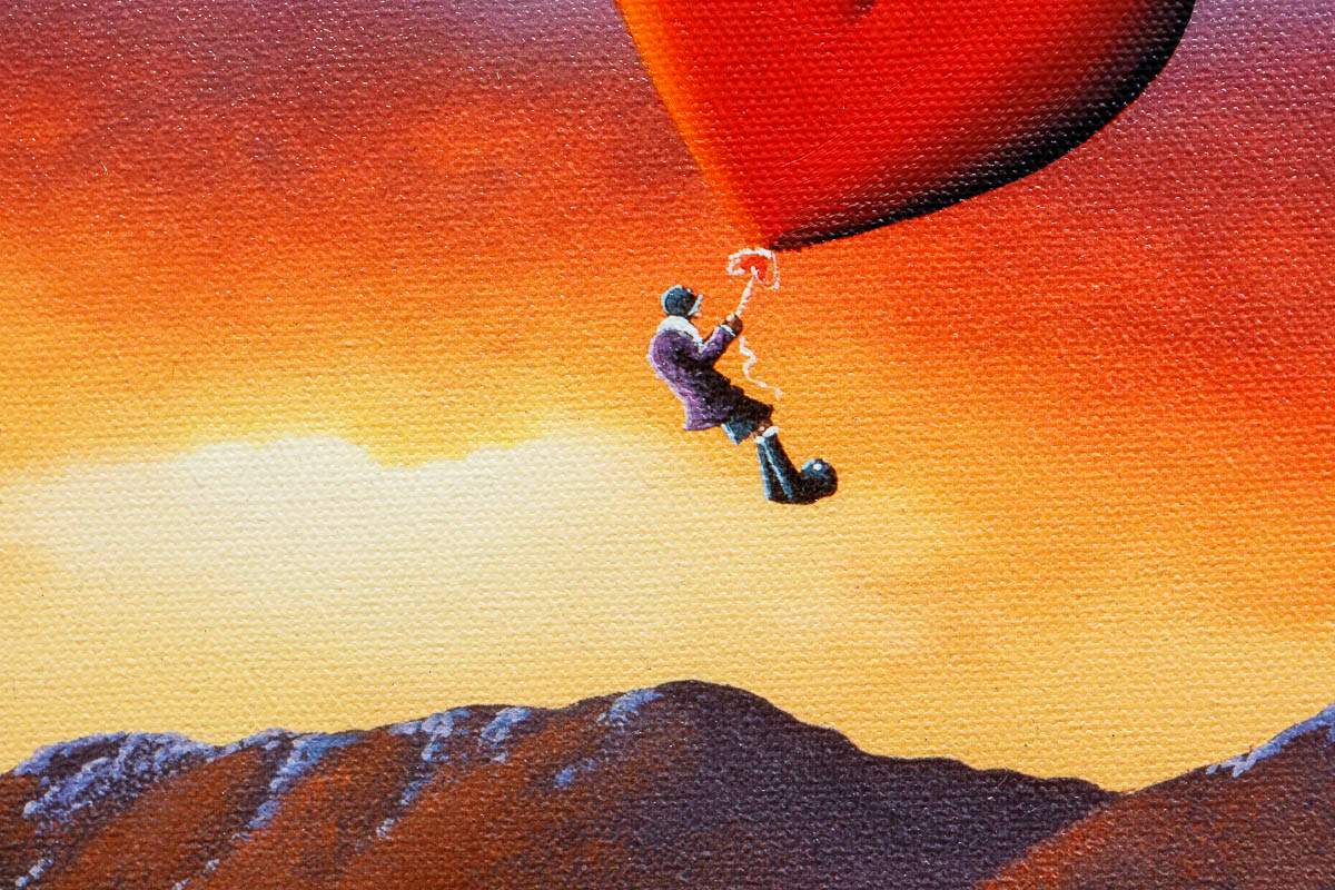 Love Lifts Us Up - Boutique Edition by artist David Renshaw - Wyecliffe Galleries