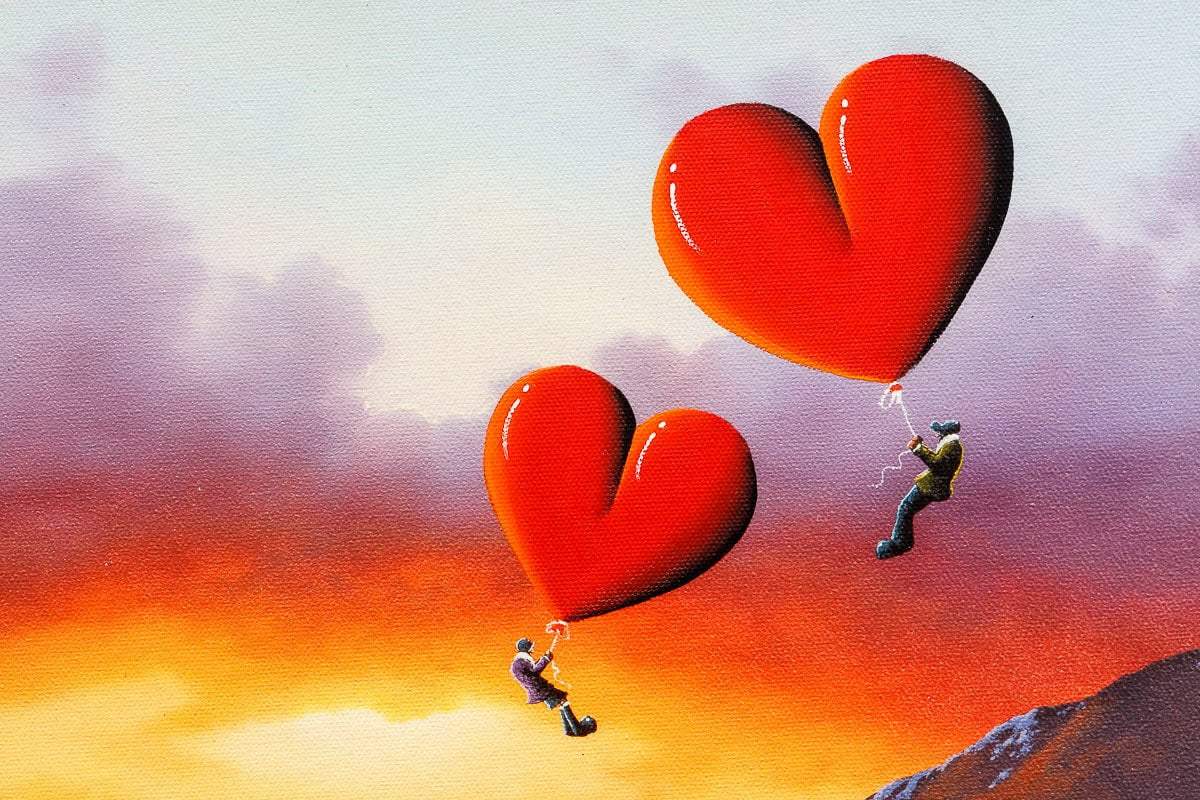 Love Lifts Us Up - Boutique Edition by artist David Renshaw - Wyecliffe Galleries