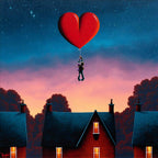 Love Lifts Us Up Where We Belong - Original - SOLD by artist David Renshaw - Wyecliffe Galleries