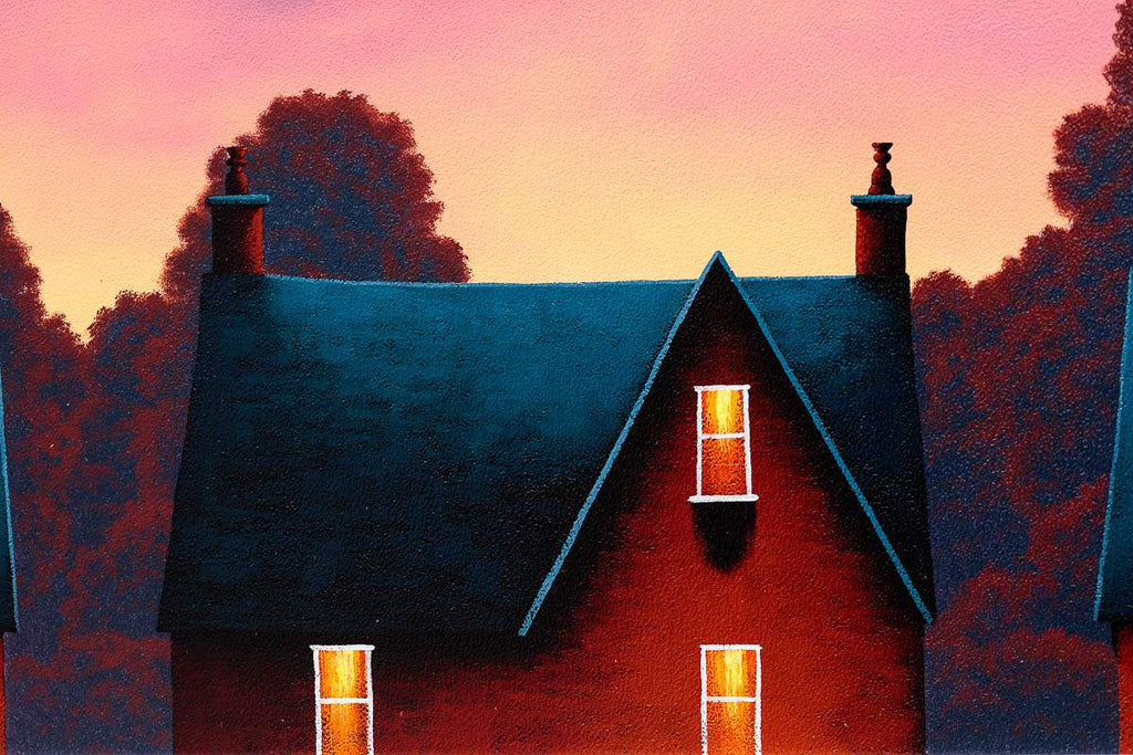 Love Lifts Us Up Where We Belong - Original - SOLD by artist David Renshaw - Wyecliffe Galleries