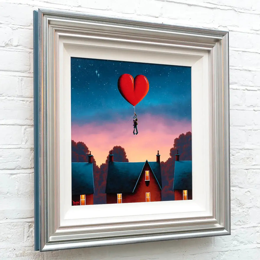 Love Lifts Us Up Where We Belong - Original - SOLD by artist David Renshaw - Wyecliffe Galleries