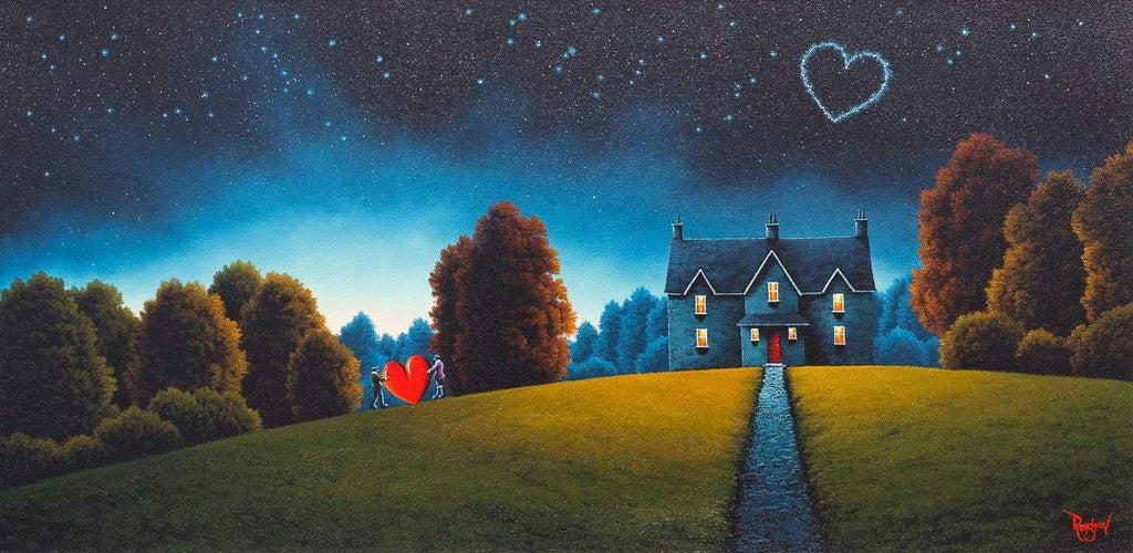 Love Lights The Way Home - Original - SOLD by artist David Renshaw - Wyecliffe Galleries