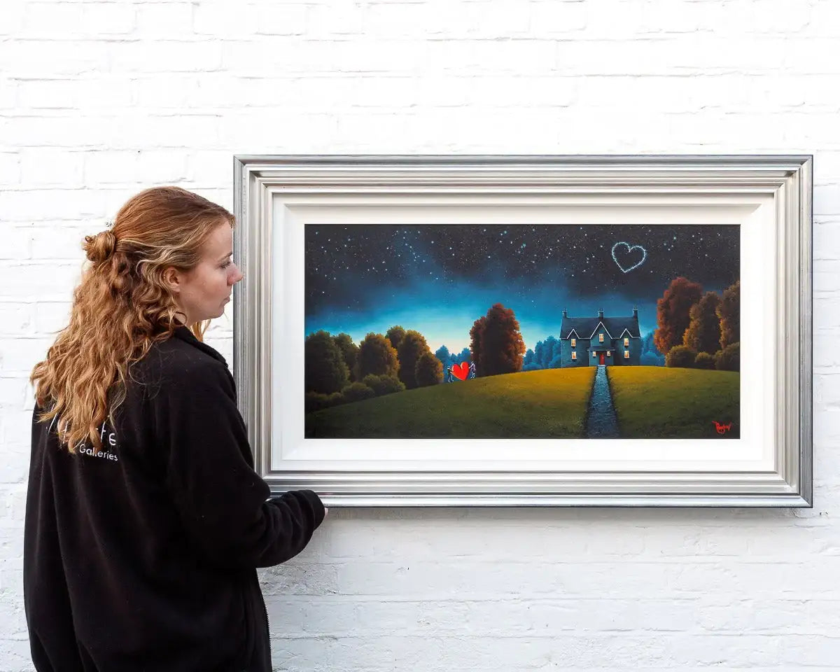 Love Lights The Way Home - Original - SOLD by artist David Renshaw - Wyecliffe Galleries