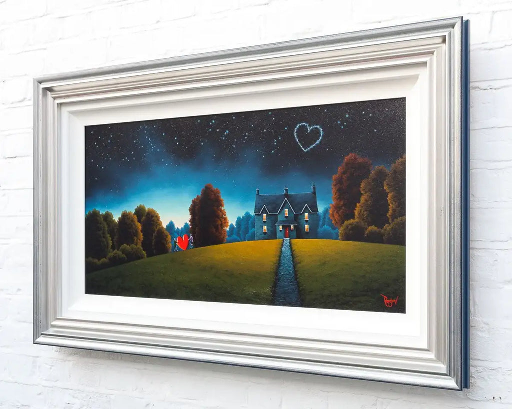 Love Lights The Way Home - Original - SOLD by artist David Renshaw - Wyecliffe Galleries