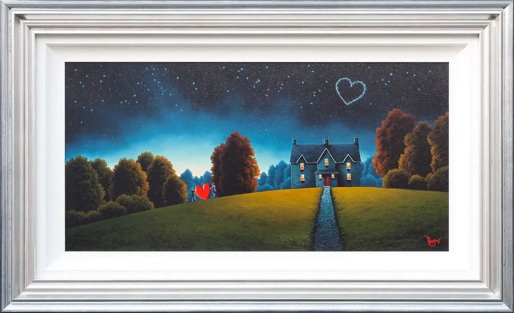 Love Lights The Way Home - Original - SOLD by artist David Renshaw - Wyecliffe Galleries