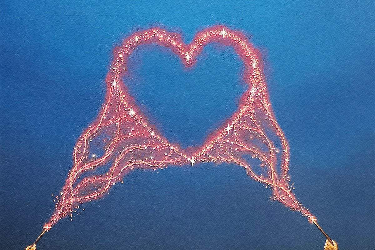 Love Makes Life Magical - Edition by artist David Renshaw - Wyecliffe Galleries
