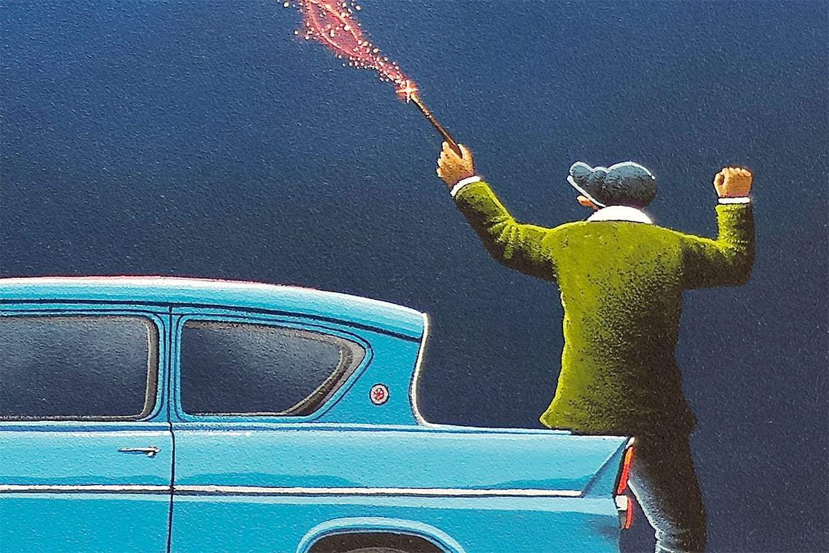 Love Makes Life Magical - Original - SOLD by artist David Renshaw - Wyecliffe Galleries