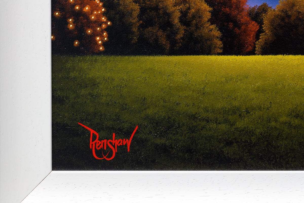 Love My Family To The Moon And Back - Original - SOLD by artist David Renshaw - Wyecliffe Galleries