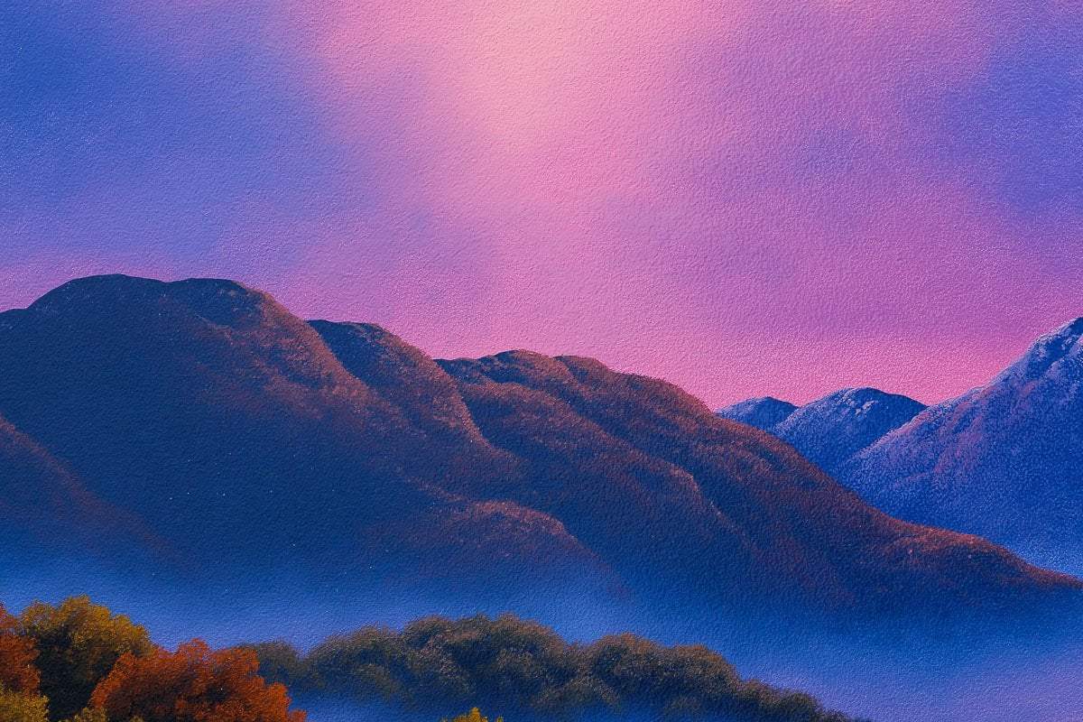 Love My Family To The Moon And Back - Original - SOLD by artist David Renshaw - Wyecliffe Galleries