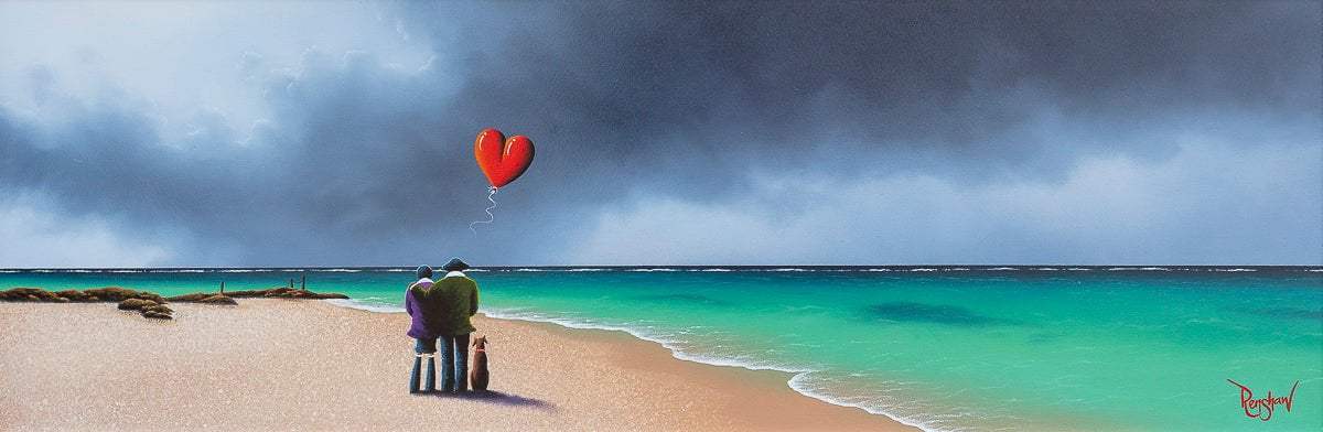 Love Of The Ocean Is Music To Our Soul - Original - SOLD by artist David Renshaw - Wyecliffe Galleries