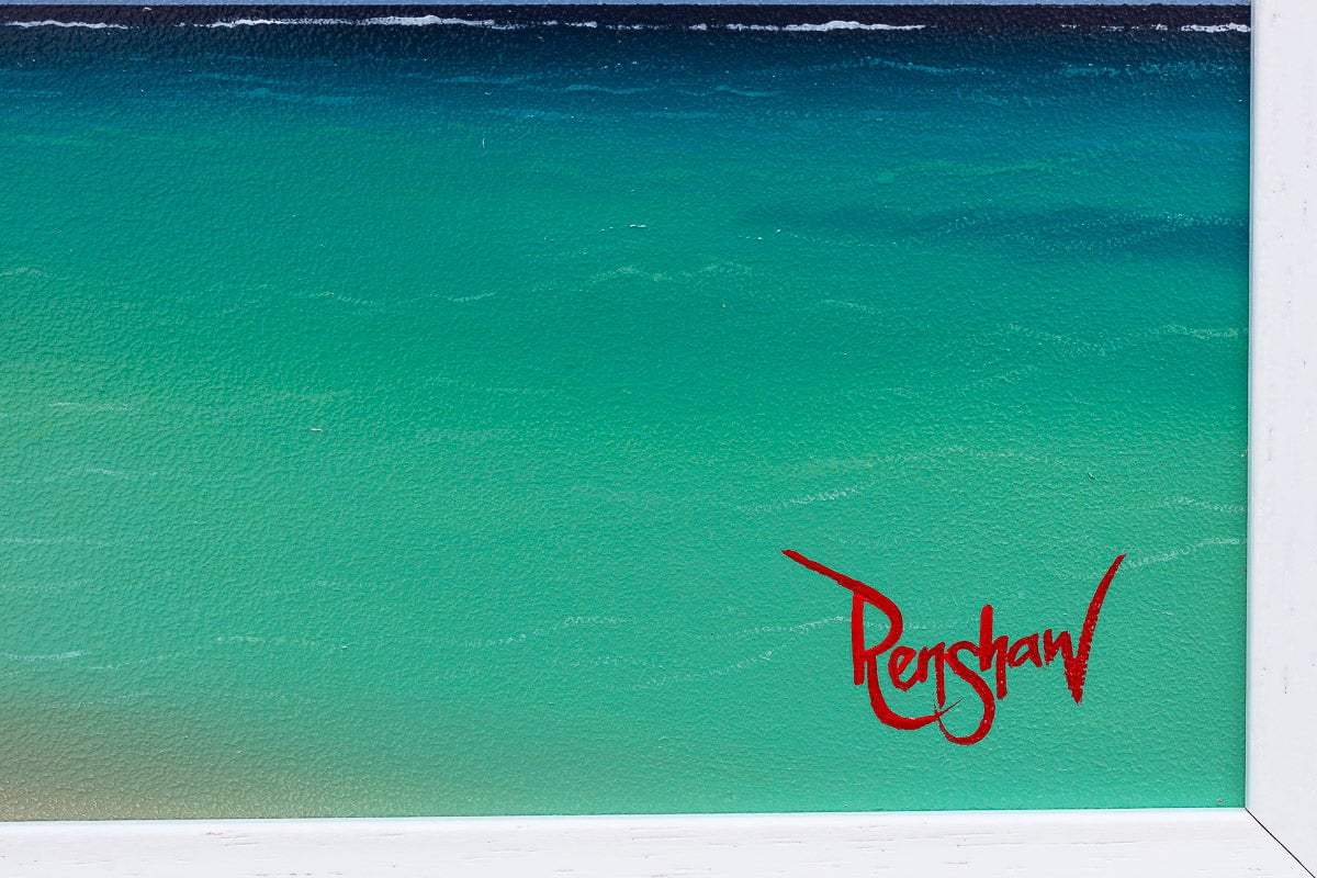 Love Of The Ocean Is Music To Our Soul - Original - SOLD by artist David Renshaw - Wyecliffe Galleries