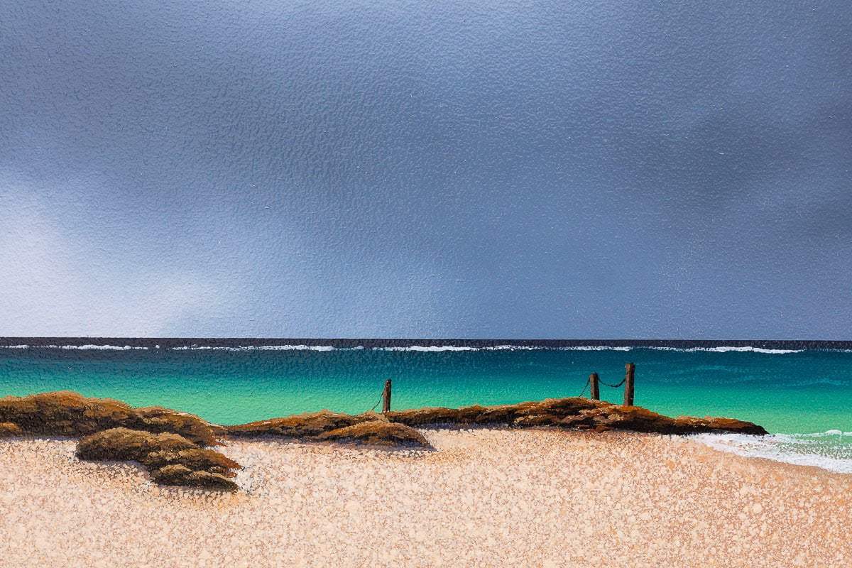 Love Of The Ocean Is Music To Our Soul - Original - SOLD by artist David Renshaw - Wyecliffe Galleries