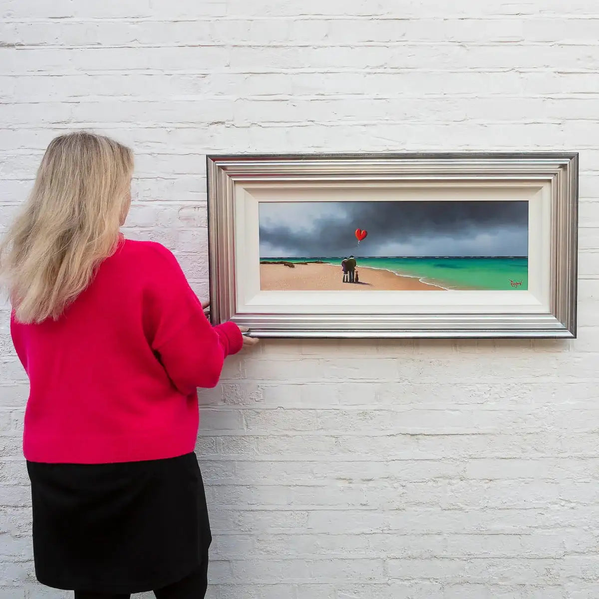 Love Of The Ocean Is Music To Our Soul - Original - SOLD by artist David Renshaw - Wyecliffe Galleries