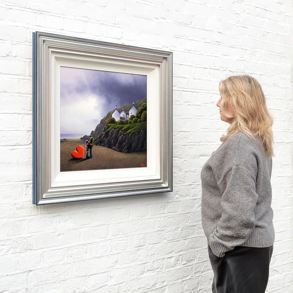 Together, in all Weathers - Original - SOLD by artist David Renshaw - Wyecliffe Galleries