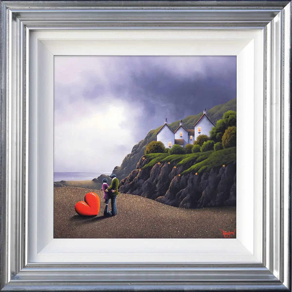 Together, in all Weathers - Original - SOLD by artist David Renshaw - Wyecliffe Galleries