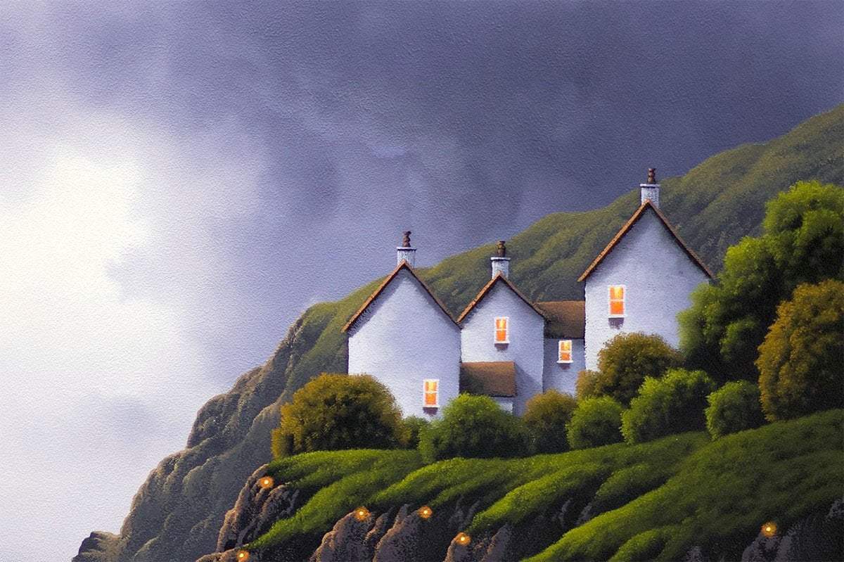 Together, in all Weathers - Original - SOLD by artist David Renshaw - Wyecliffe Galleries