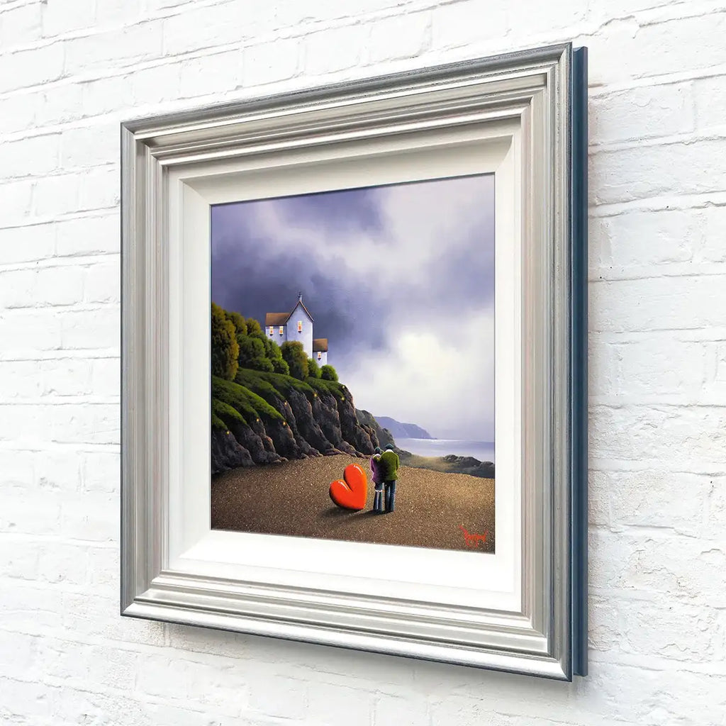 Watching the Ocean with You - Original - SOLD by artist David Renshaw - Wyecliffe Galleries