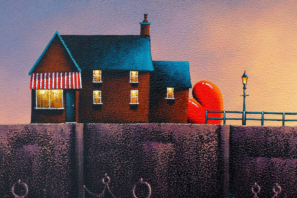 Love On The Edge - Original by artist David Renshaw - Wyecliffe Galleries