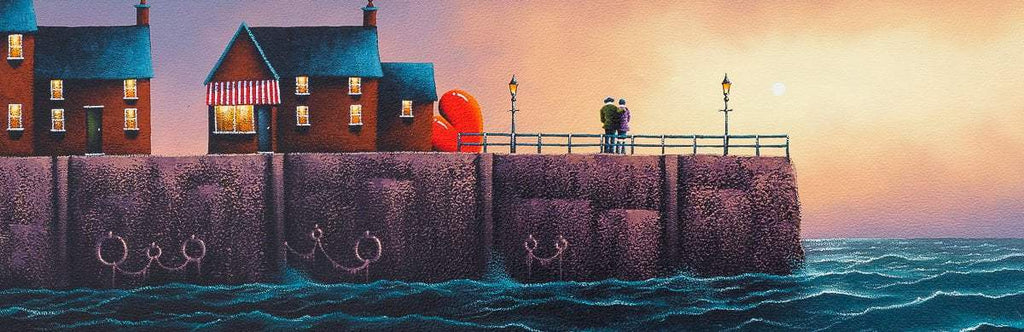 Love On The Edge - Original by artist David Renshaw - Wyecliffe Galleries