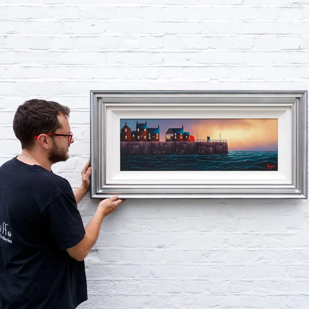 Love On The Edge - Original by artist David Renshaw - Wyecliffe Galleries