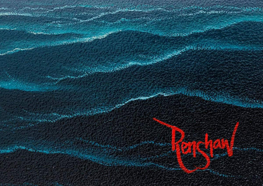 Love On The Edge - Original by artist David Renshaw - Wyecliffe Galleries