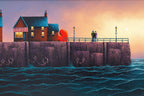 Love On The Edge - Original by artist David Renshaw - Wyecliffe Galleries