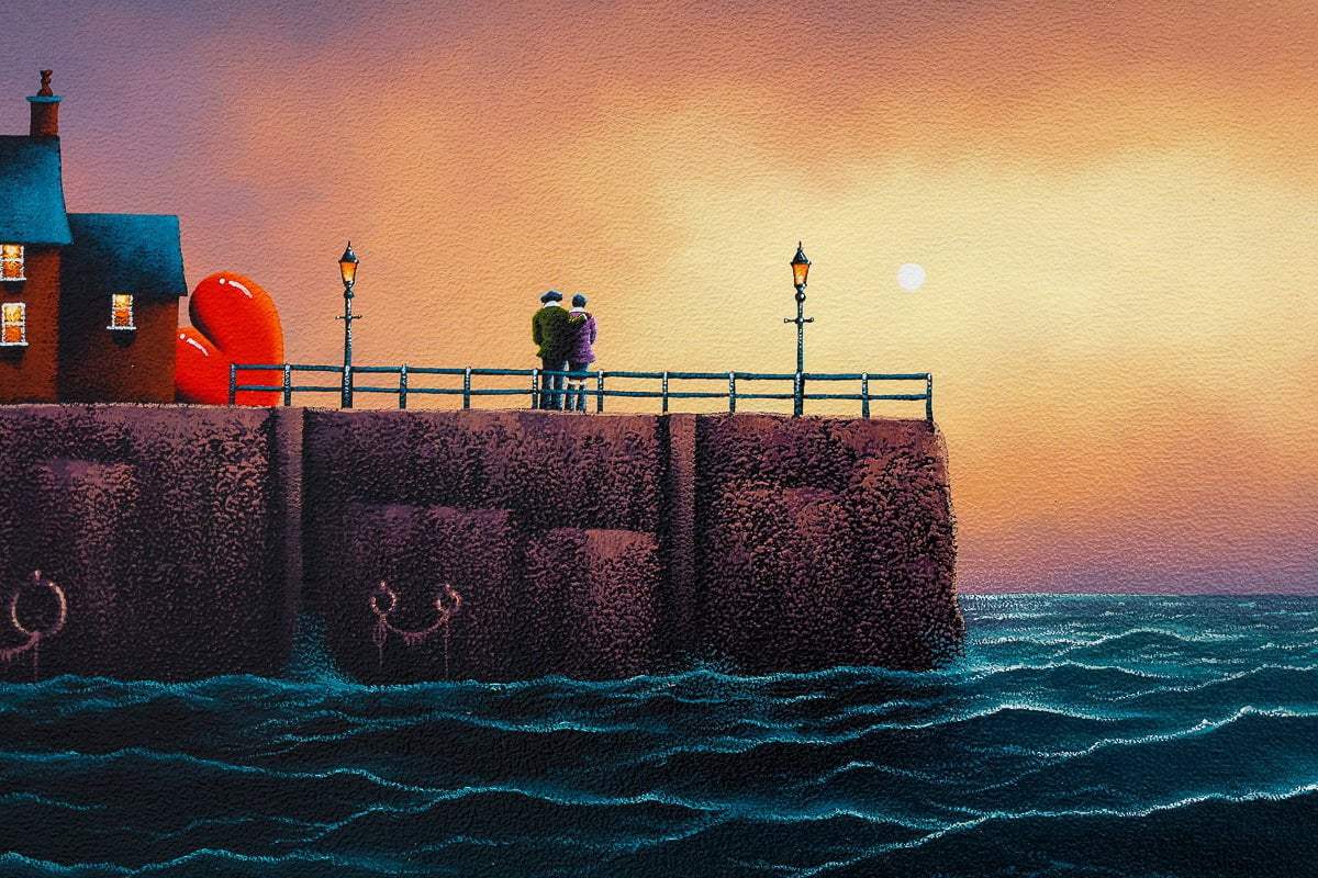 Love On The Edge - Original by artist David Renshaw - Wyecliffe Galleries
