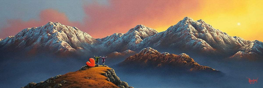Love's Peak - Original - SOLD by artist David Renshaw - Wyecliffe Galleries