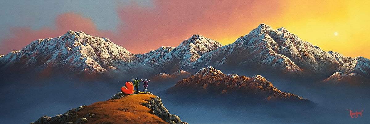 Love's Peak - Original - SOLD by artist David Renshaw - Wyecliffe Galleries
