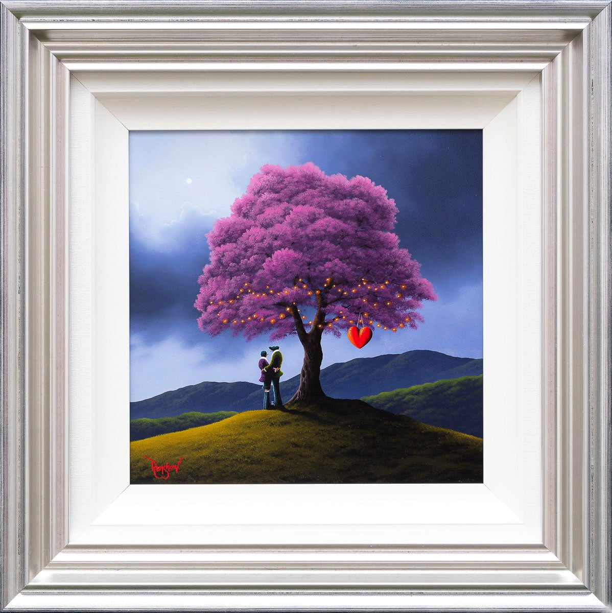 Love Under The Blossom Tree - Original - SOLD David Renshaw Original