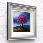 Love Under The Blossom Tree - Original - SOLD by artist David Renshaw - Wyecliffe Galleries