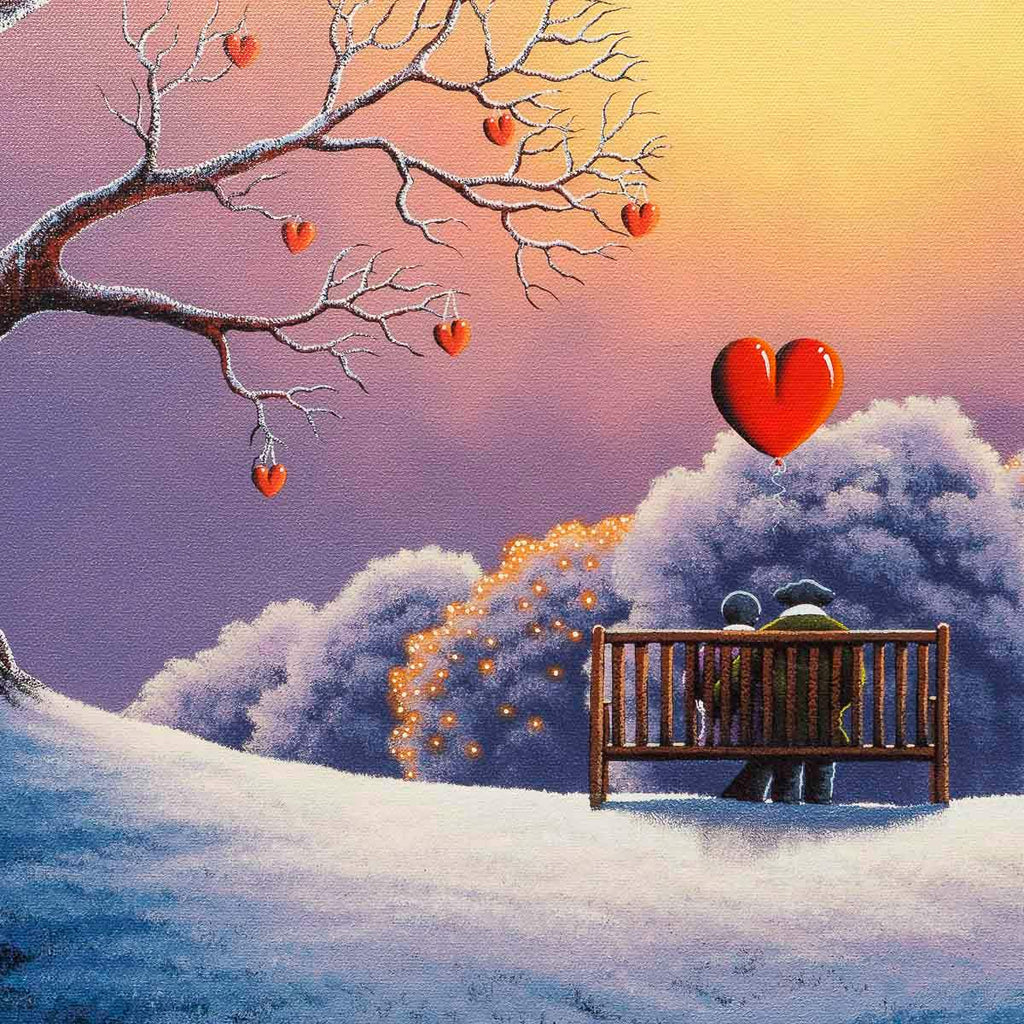 Love Warms Our Hearts - Artist Proof - SOLD by artist David Renshaw - Wyecliffe Galleries